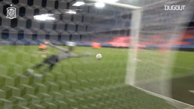 Great saves by Spain goalkeepers